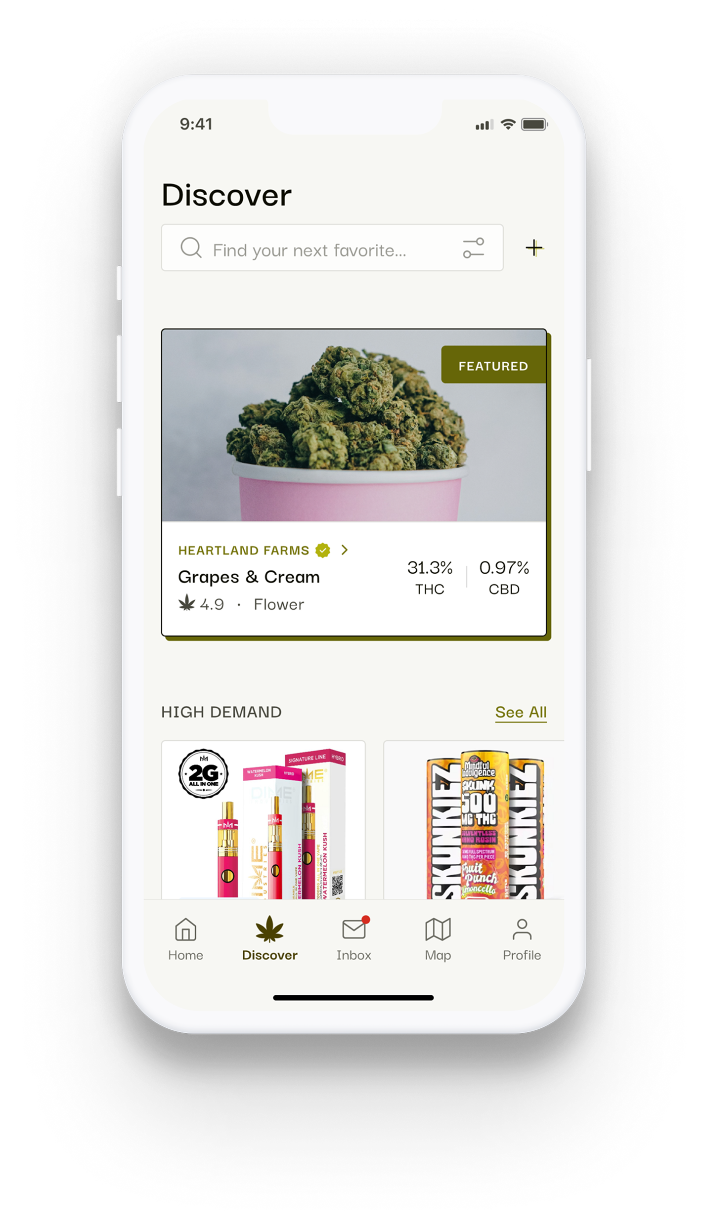 Puff Club App - Rewards Screen